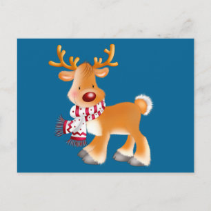 Rudolph cartoon briefkaart