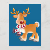 Rudolph cartoon briefkaart (Voorkant)