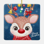 Rudolph Ceramic Ornament (Achterkant)