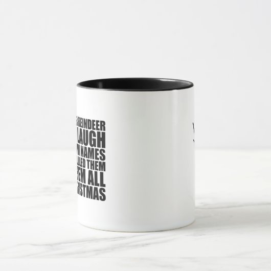 Rudolph Coffee Mok | Bah Humbug Mok (Midden)