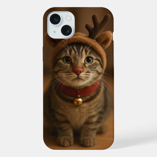 Rudolph de Kat iPhone 15 Plus Hoesje Case (Achterkant)