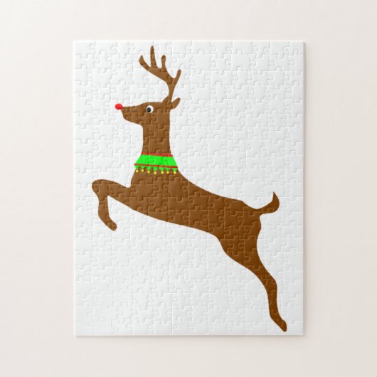 Rudolph de Red Nose Reindeer Legpuzzel (Verticaal)