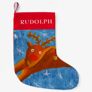 Rudolph de Rendier Persoonlijke Naam Kleine Kerstsok