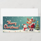 Rudolph de rendier vermomd (Voorkant / Achterkant)