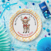 Rudolph de Rode Neus Papieren Bordje (Feest)
