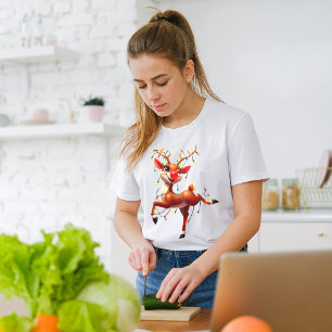 Rudolph De Rode Neus Rendier Kerst T-shirt