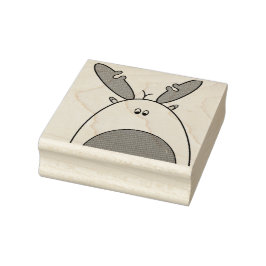 Rudolph de Rode Neus Rendier Rubber Stamp Rubberstempel