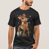 Rudolph de rode neus rendier volleybal kerst t-shirt (Voorkant)