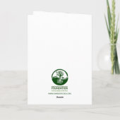 Rudolph de Rood-Neus-Bongo! Feestdagen Kaart (Achterkant)