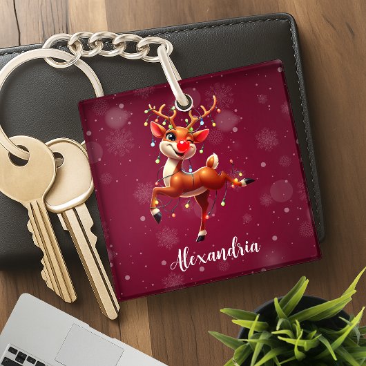 Rudolph de Roodneus Kerstmis Sleutelhanger