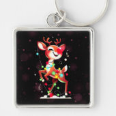 Rudolph de Roodneus Kerstmis Sleutelhanger (Voorkant)