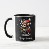 Rudolph de Roodneus Rendier Kerst Mok (Links)