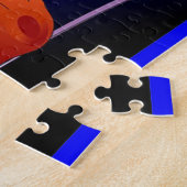 Rudolph en kerstbomen legpuzzel (Zijkant)