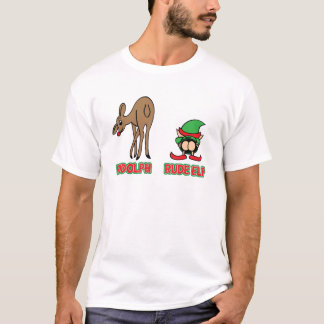 Rudolph en Rude Elf T-shirt
