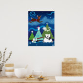 Rudolph en vrienden poster (Keuken)