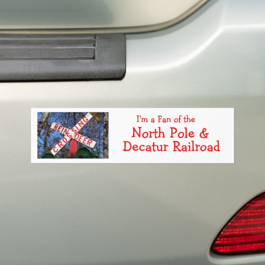 Rudolph Express Bumpersticker (Op auto)