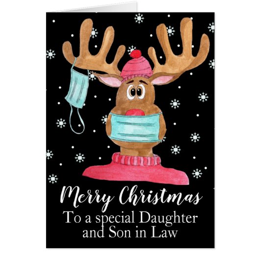  Rudolph Face Maskadrendier (Voorkant)