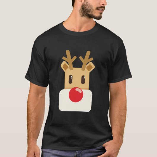 Rudolph Face T-shirt (Voorkant)