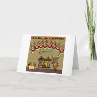 Rudolph Feestdagen Kaart