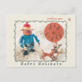 Rudolph & Friends Holiday briefkaart (aanpasbaar)