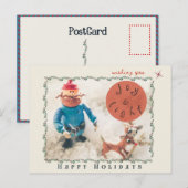 Rudolph & Friends Holiday Briefkaart (blanco achte (Voorkant / Achterkant)