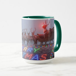 Rudolph geen woord Kerstmug AI Gebruikt Mok