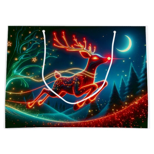 Rudolph Gift Bag Groot Cadeauzakje (Voorkant)
