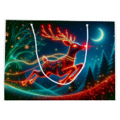 Rudolph Gift Bag Groot Cadeauzakje (Achterkant)