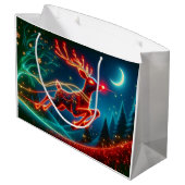 Rudolph Gift Bag Groot Cadeauzakje (Achterkant Gekanteld)
