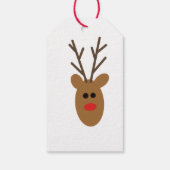 Rudolph Gift Labels Cadeaulabel (Achterkant)