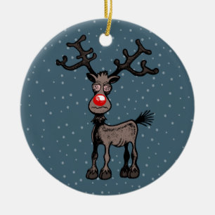 Rudolph het Rendier Keramisch Ornament