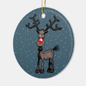 Rudolph het Rendier Keramisch Ornament (Links)