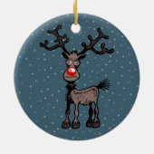 Rudolph het Rendier Keramisch Ornament (Achterkant)