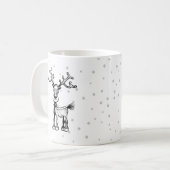 Rudolph het rendier koffiemok (Voorkant links)