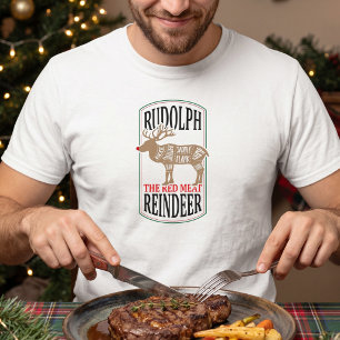 Rudolph Het Rode Vlees Rendier T-shirt