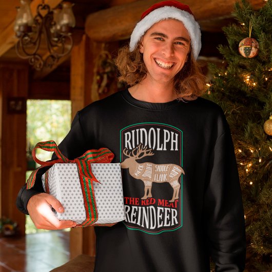 Rudolph Het Rode Vlees Rendier Trui