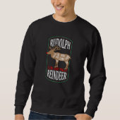 Rudolph Het Rode Vlees Rendier Trui (Voorkant)