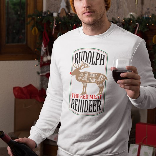 Rudolph Het Rood Vlees Rendier Trui