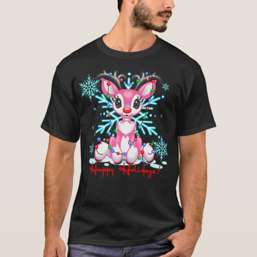 Rudolph Holiday Mishap T-shirt (Voorkant)