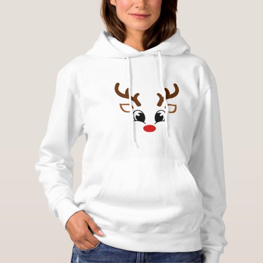 Rudolph ❤️ hoodie (Voorkant)