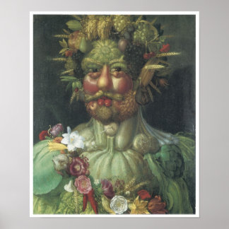 Rudolph II as "Vertummus", 1590 Poster