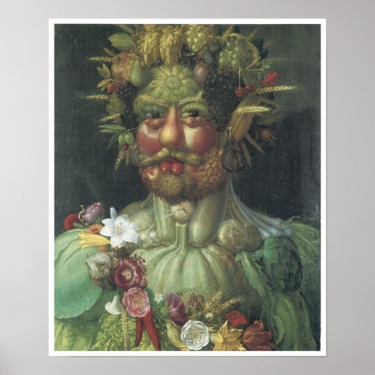 Rudolph II as "Vertummus", 1590 Poster (Voorkant)