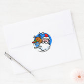 Rudolph - Ik ontmoette Santa Sticker (Envelop)