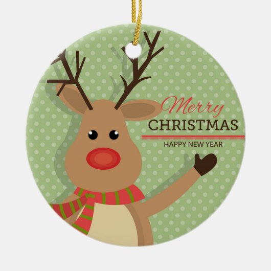 Rudolph Keramisch Ornament (Voorkant)