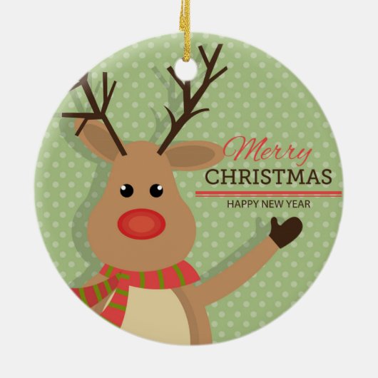 Rudolph Keramisch Ornament (Achterkant)