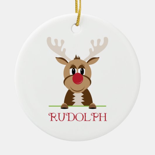 Rudolph Keramisch Ornament (Voorkant)