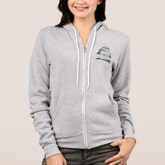 Rudolph Kerstboom 1 (remix) Hoodie (Voorkant)