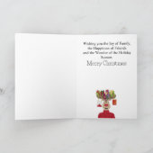 Rudolph kerstcadeaus rendieren feestdagen kaart (Binnen)