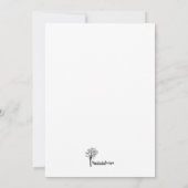 Rudolph kerstkaart Antiek Vintage (Achterkant)