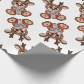 Rudolph Kerstmis Cadeaupapier (Hoek)